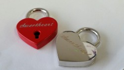 kittensplaypenshop:  Got In some new padlocks that are MUCH better quality than the ones currently on our site. We will also have front and back hand engraving available for our new padlocks :)  