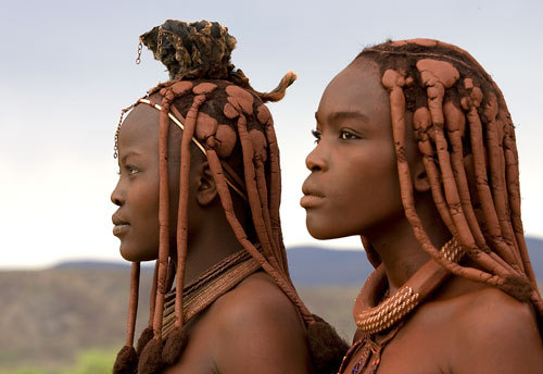 African himba tribe women