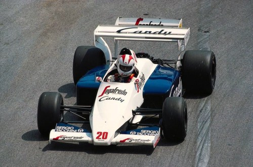 f1pictures: Johnny Cecotto  Toleman - Hart 1984