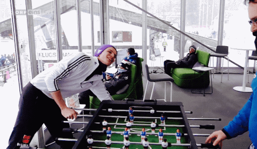 k-raftboeck: Oberstdorf Ski Flying Championship 2018Andi’s very own idea of a “warm