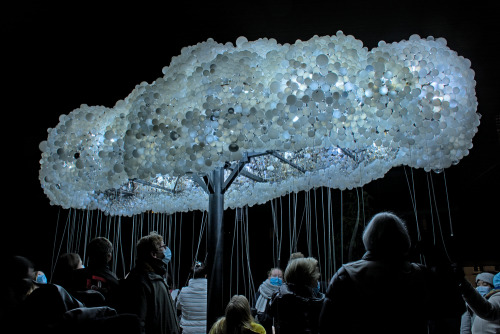 `Cloud`, art work in the Ghent light festival 2021