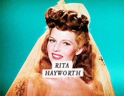 julipinup:  HAPPY BIRTHDAY RITA HAYWORTH! (October 17, 1918 - May 14, 1987)  &ldquo;All