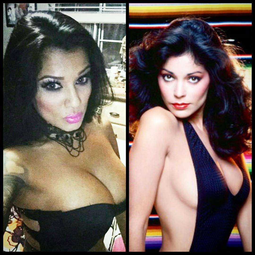 I always wanted to recreate the picture on the right of the beautiful Apollonia Kotero