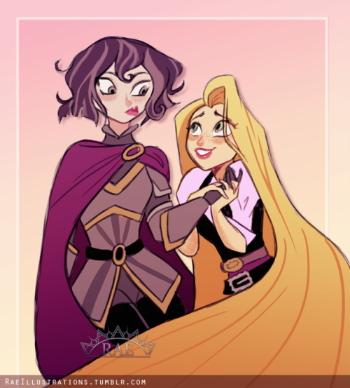 raeillustrations: Tangled series u can’t just be giving me an ep that suggests and AU where Ca
