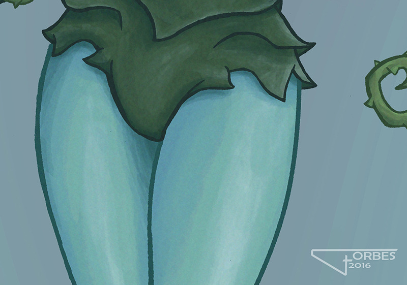 batmananimated:  Fantastic Poison Ivy artwork by Gabriel Forbes!