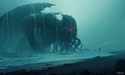 fhtagn-and-tentacles:  CTHULHU by Andrée Wallin