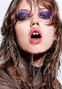 v-eck:Lindsey Wixson by Richard Burbridge for Interview Germany September 2014