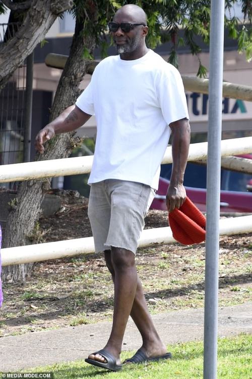 Idris Elba in Sydney, Australia Filming “Three Thousand Years of Longing” (X)