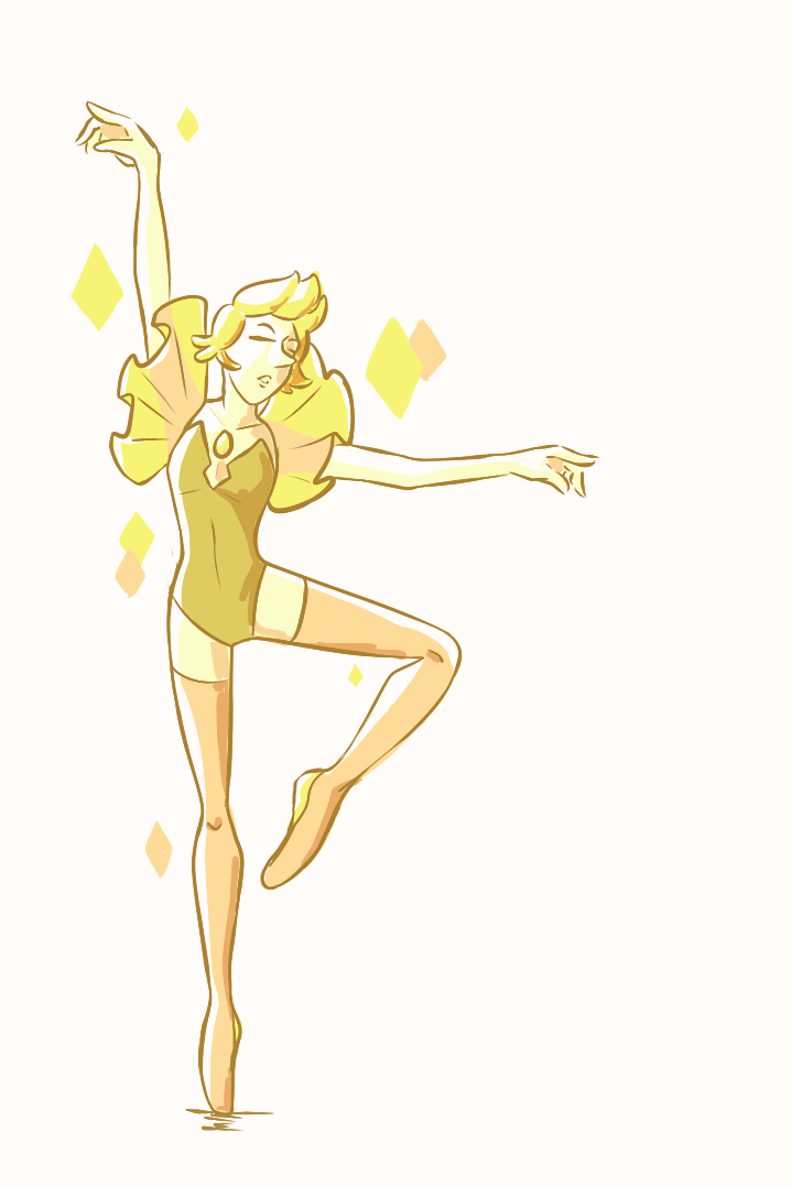 kiba24:  Little sketches of @funkgamut Pearls bc Pearl is my favorite gem ;o; &lt;3