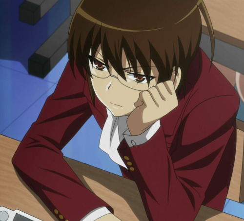 qcxc123:  Daily dose of male anime/manga glasses characters 52: Katsuragi Keima (The World God Only Knows)