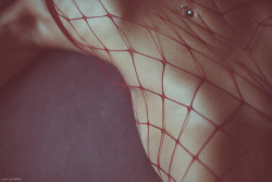 Lucadenardo:  Red Fishnet Tights