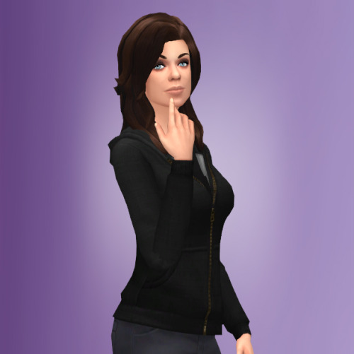 xldsims: Here’s my female rendition of the Mass Effect N7 Hoodie for Sims 4. Like before, it&r