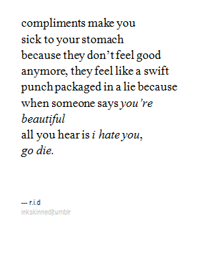 i-m-d-e-p-r-e-s-s-e-d:  inkskinned:  “My depression is getting worse and worse.”  sad blog 