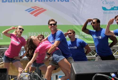 imgladtobeonyourteam: CMIYC Broadway in Bryant Park 2011 Source: zimbio.com