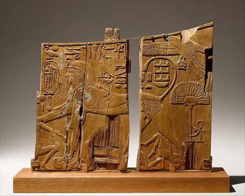 Arm Panel From a Ceremonial Chair of Thutmose IV Period: New Kingdom, 18 DynastyDate: ca. 1400–1390 