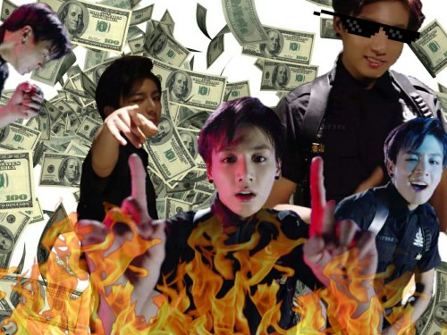 Hustle life Jungkook being kinda dope & bringing good luck to all who see him