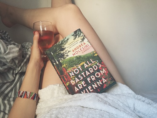 coffeestainedcashmere: sunday night rosé and reading. attempting to beat the heat.. and faili