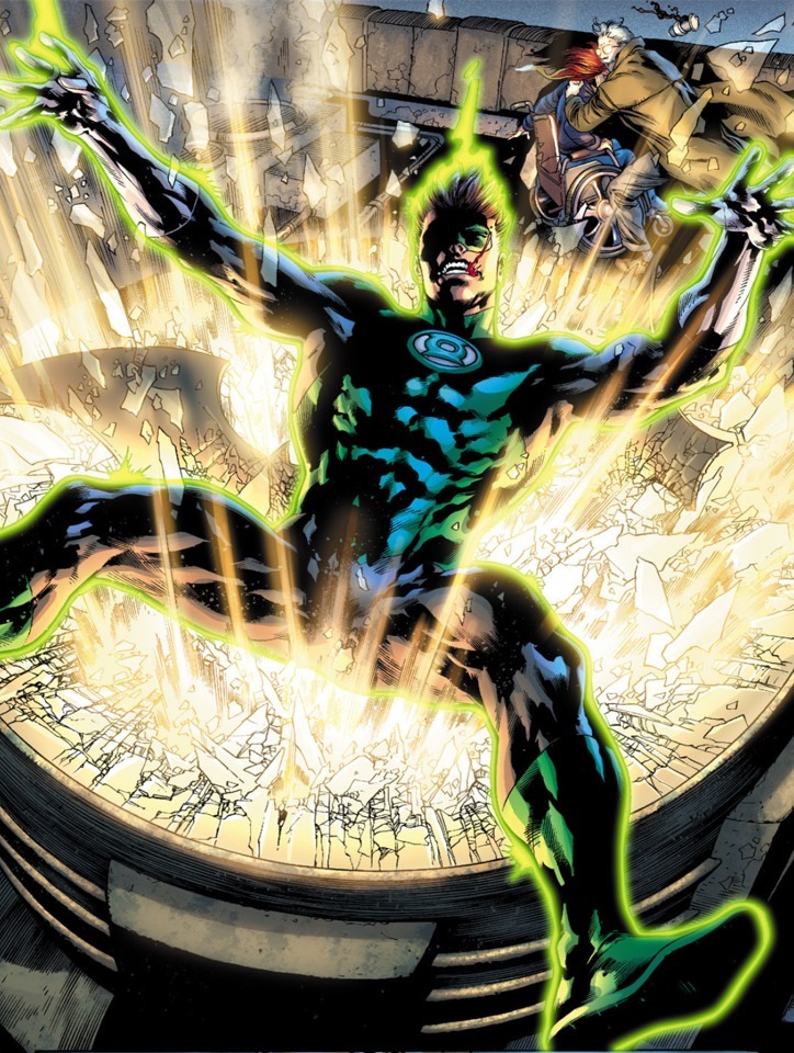 jules616:  Hal makes an abrupt appearance in Gotham City. Blackest Night #2. 