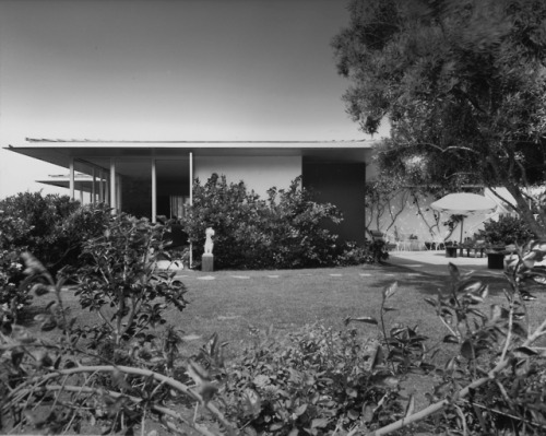 jonasgrossmann:  richard neutra… dr. beckstrand house, palos verdes peninsula, photo julius shulman, 1949 @ primo