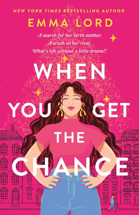 Mar Bertran’s illustrated book cover for Emma Lord’s When You Get the Chance.