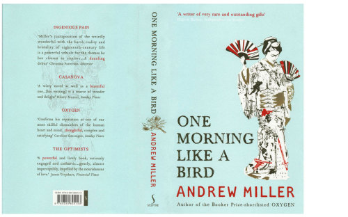 Susie Wright’s artwork for Andrew Miller’s One Morning Like a Bird from Hodder & Staughton.
