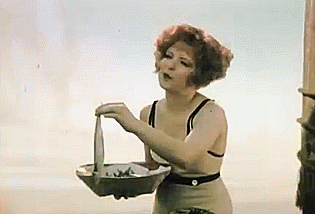 ren-field:  The only surviving color footage of Clara Bow. The opening of a lost