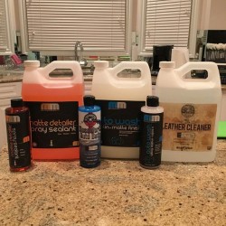 chemicalguys:  Added a few products to my arsenal. #chemicalguys #Detailersofinstagram #carcare #mattefinish #leathercare #leathercare thanks @matte_hellcat for sharing your new arsenal additions glad to have you as part of the #chemicalguysfamily