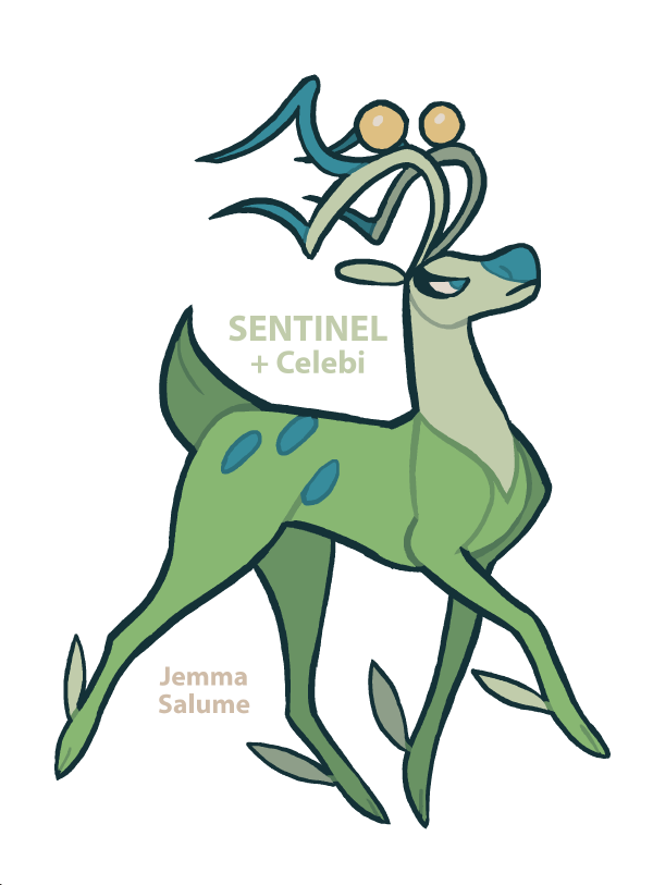 oxboxer:  STANTLER SPLICES!As a follow-up for my Girafarig Crossbreeds, I wanted