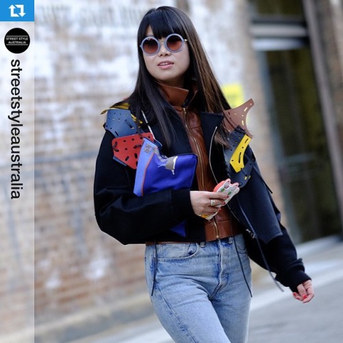 #Repost @streetstyleaustralia mood of today is wearing @loewe #menswear #Jacket and #LoeweXJohnAllen