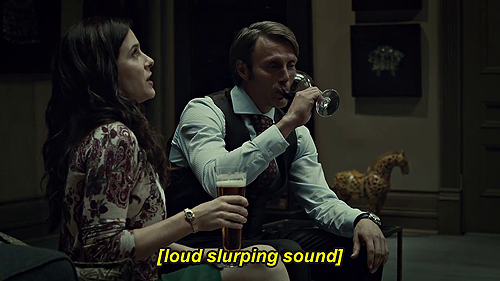 hxcfairyhasmoved: How to make Hannibal Lecter unclassy in 0.2 seconds. 