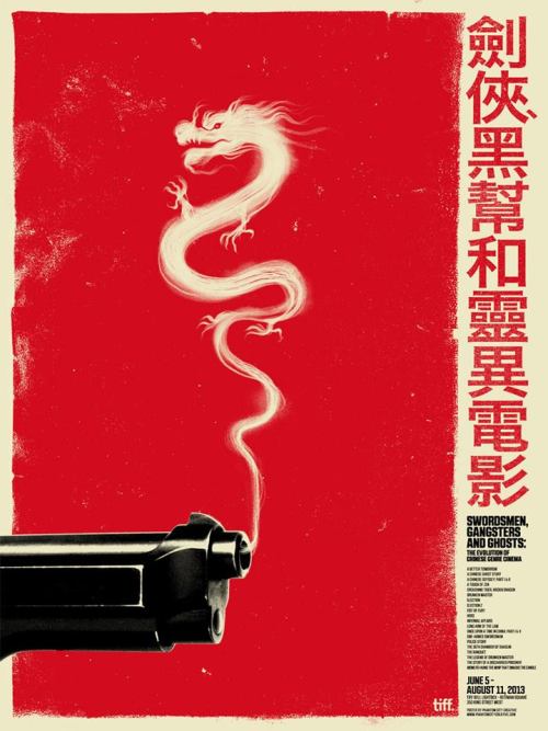 xombiedirge:  Un-used Poster Concept by Phantom City Creative / Tumblr Part of TWITCHFILM/TIFF’s film screenings, “Swordsmen, Gangsters and Ghosts” which started back in early June and ends August 11th 2013.  The festival featured a