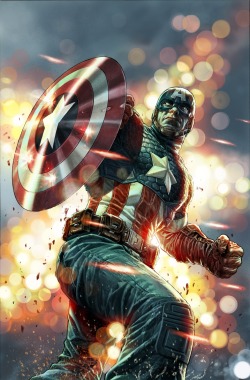 westcoastavengers:  Captain America by Lee Bermejo