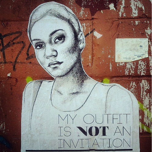penanggalan: gradientlair: goryamos: Tatyana Fazlalizadeh’s Street Art Confronts Sexual Harass