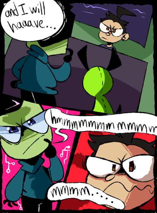 intruderzim:a comic based off a true experience @sleepyspellz had at work!!!! now i’ve fulfilled my 