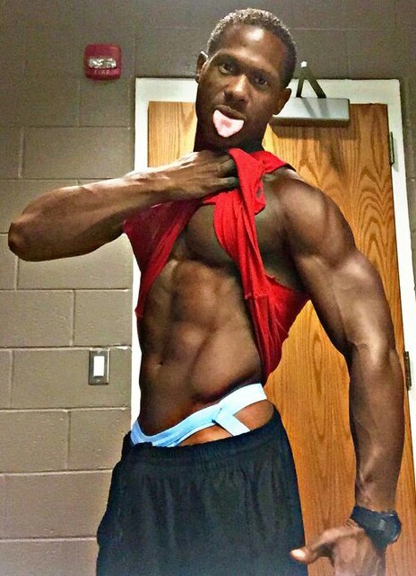 bigred8722:  dominicanblackboy:  Sexy gorgeous muscle ass hunk underwear model Kai