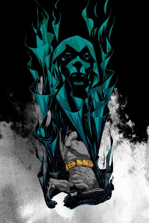 league-of-extraordinarycomics:  Batman Artwork Created by Dustin Nguyen