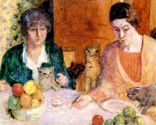 bofransson:The Cat’s Lunch Pierre Bonnard - circa 1906