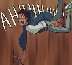 s0lsticedraws:  And I’m freeeeeeeeeeeeeeeeeeeeeee! Free fallin’ !!!!I don’t know why I drew this… Sorry Lance?