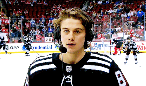 Jack Hughes - Pregame Apr 3, 2022