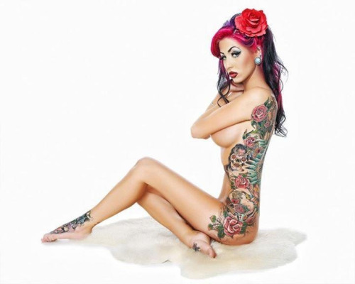 XXX tatt-girls:  Horny tattooed girls porn photo