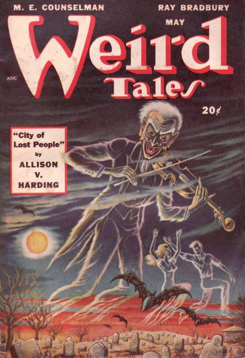 scificovers - Weird Tales vol 40 no 4, May 1948. Untitled cover...