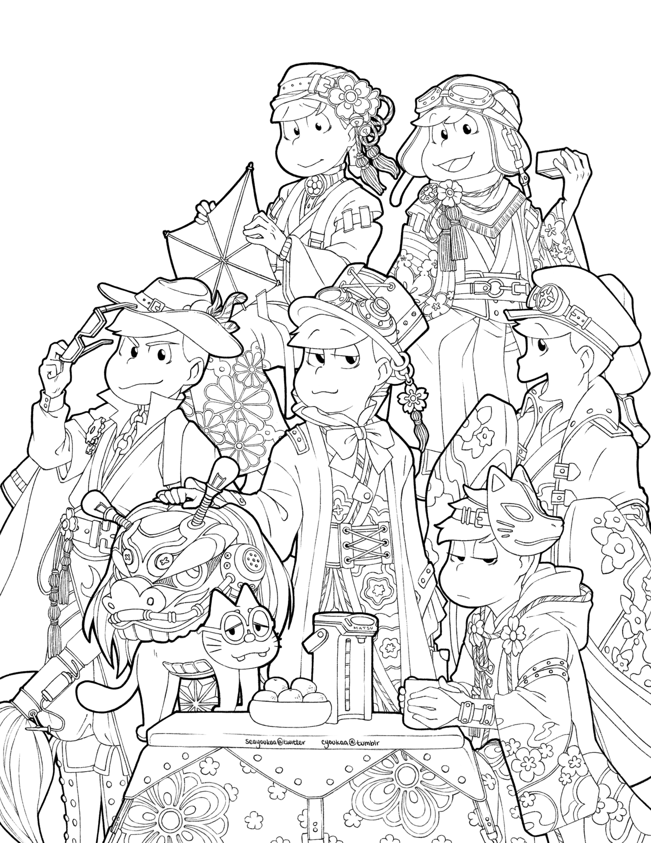 Download En Route To Here S My Entry For The Matsu Coloring Book