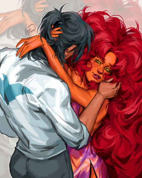 Starfire And Her Boyfriend!!