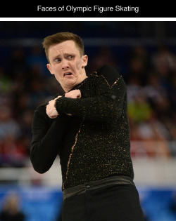 tastefullyoffensive:  Faces of Olympic Figure Skating [via]Previously: Tennis Faces   This is such an instant reblog 