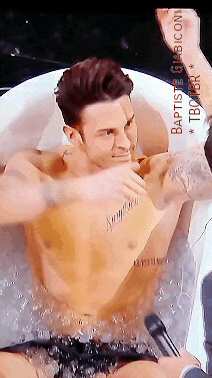 Baptiste Giabiconi French Top Model Singer Sexy Hot Wet