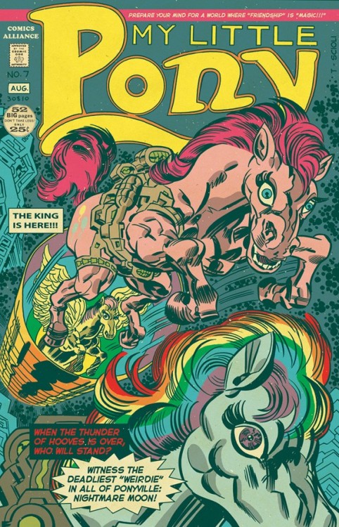 I would be all over this too.
comicbookcovers:
“Jack Kirby’s My Little Pony
”