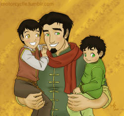 Okay, So I Finished The Drawing I Was Making Yesterday. Mako And Bolin With Their