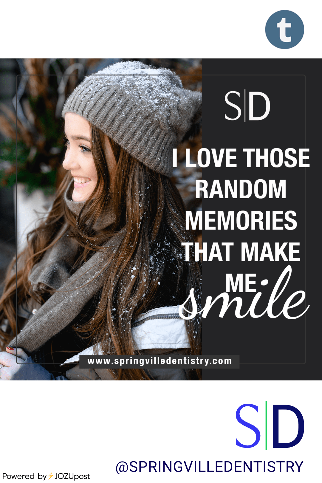 I love those random memories that make me smile.
Think About It:
What are some memories that bring a smile to your face? Who are you with? Why is it special? What reminds you of this particular memory?
#smile #whiteteeth