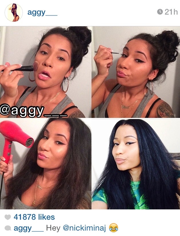 cooolasssluusshhh:  Yo she really look like her lmao