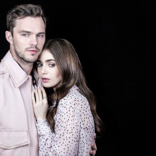 allthingslilyjcollins: #News New portraits of Lily Collins and Nicholas Hoult for the LA Times. - Om